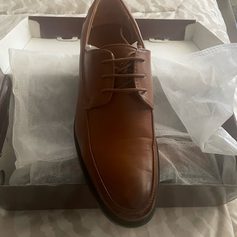 Men's Brown Leather Dress Shoes